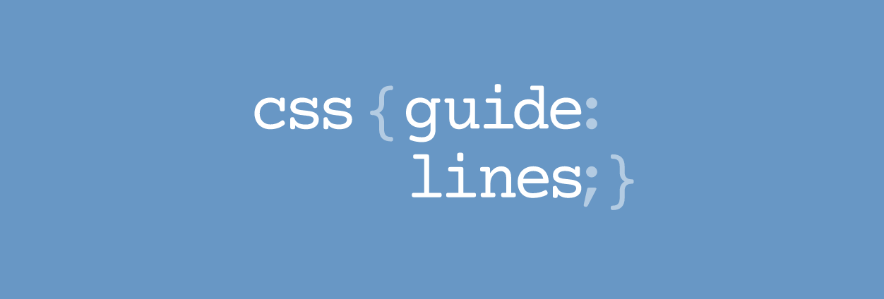 css guidelines for website developers